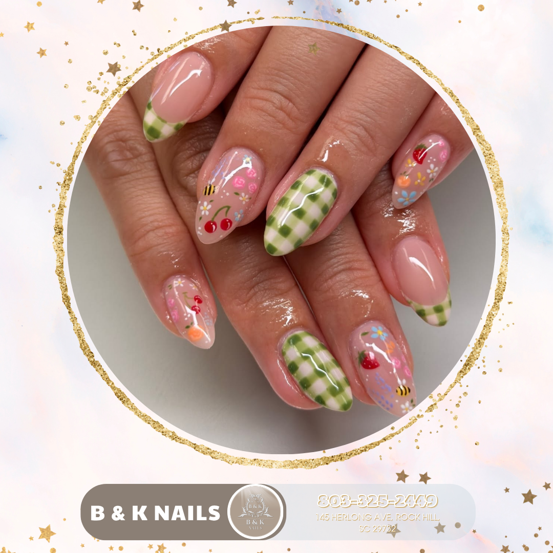 B & K Nails logo